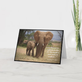 Tarjeta Corinthians 12:9 (KJV) 