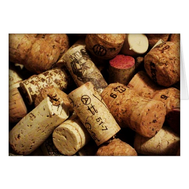 Tarjeta 'Corks'/Blank (Anverso (Horizontal))