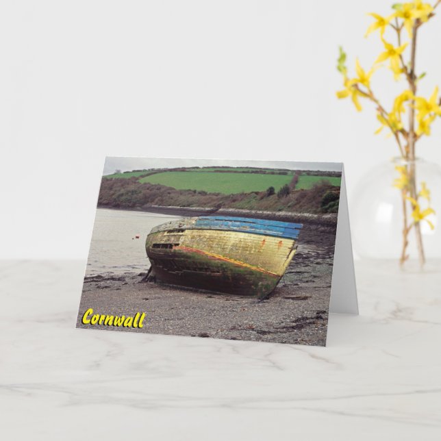 Tarjeta Cornwall (flor amarilla)