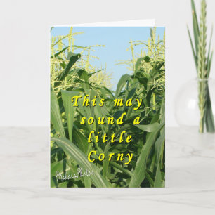 Tarjeta Corny-personalizar