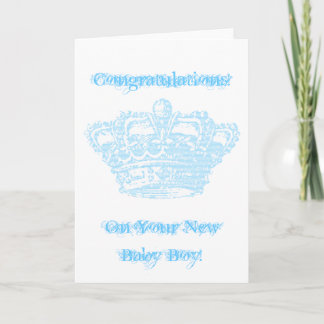 Tarjeta Corona azul