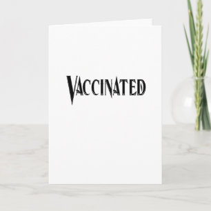 Tarjeta Corona Covid-19 - Vacunada