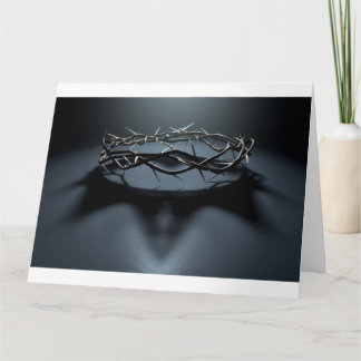 Tarjeta Corona De Espadas Con Sombra Real