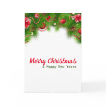 Corona de Navidad y Bombillas Rojas, y Regalos  