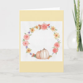 Tarjeta  Corona de Otoño