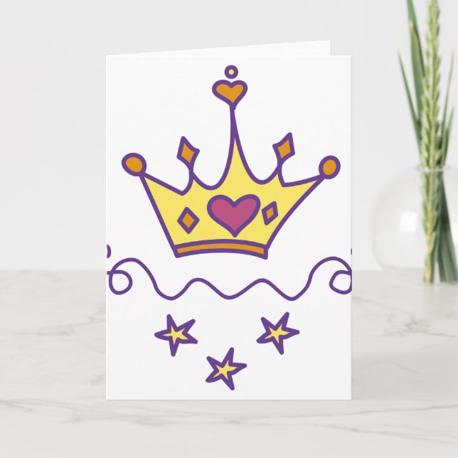 Tarjeta Corona de Reina (Anverso)