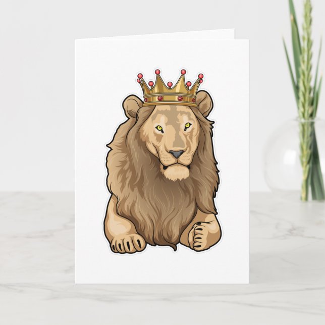 Tarjeta Corona del Rey del León (Anverso)