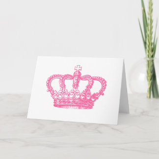 Tarjeta Corona rosa