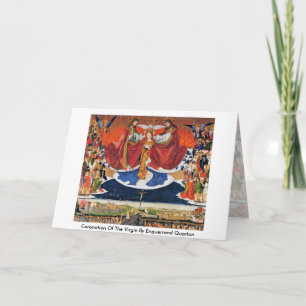 Tarjeta Coronación De La Virgen Por Enguerrerand Quarton