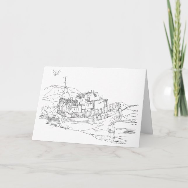 Tarjeta Corpach Shipwreck Scotland (Anverso)