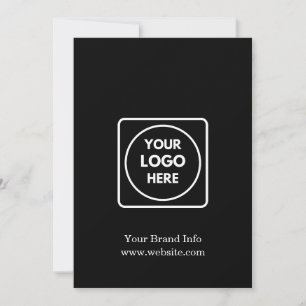 Tarjeta Corporativa Negra Profesional Personaliz