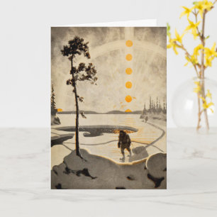 Tarjeta Correos del desierto   Arthur Heming  