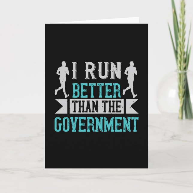 Tarjeta Correr yo mejor que el gobierno (Anverso)