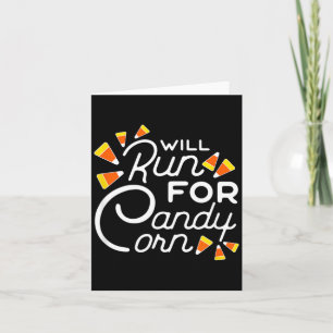 Tarjeta Correré por Caramelo Maíz Maratón Halloween Divert
