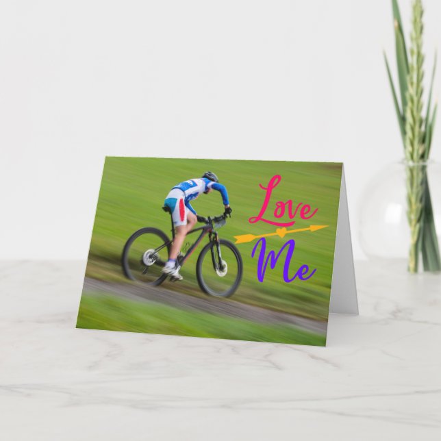 Tarjeta Corriendo de la carta de amor romántico (Anverso)