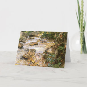 Tarjeta Corriente de truchas en el Tirol por la Sargento J