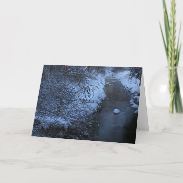 Tarjeta Corriente del invierno (tarjeta) (Anverso)