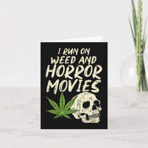 Tarjeta Corro películas de terror de maleza se desmoronan