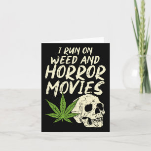 Tarjeta Corro películas de terror de maleza se desmoronan