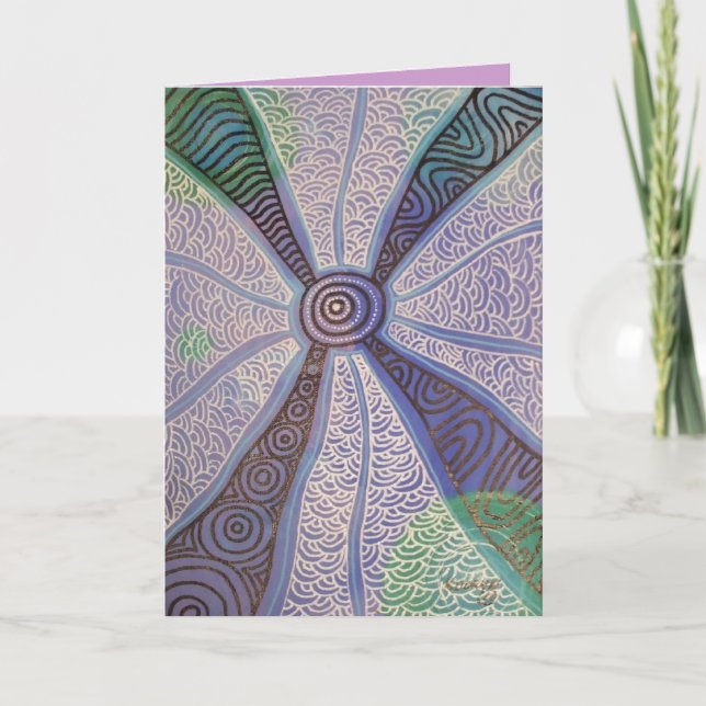 Tarjeta Corroboree en Dusk Card de Nganuwaay Koolyn (Anverso)