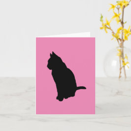 Tarjeta Cortar el vector de silueta en posición de asiento