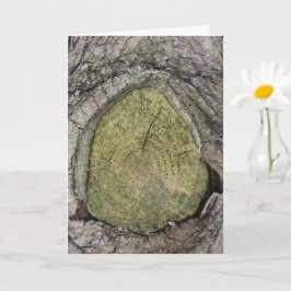 Tarjeta Cortar la rama del árbol con el cierre