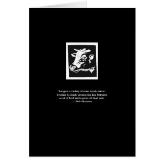 tarjeta: corte de la carne de vaca/absolutamente