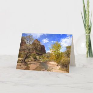 Tarjeta "Corte de los Patriarcas", Zion NP, Blank Greeting