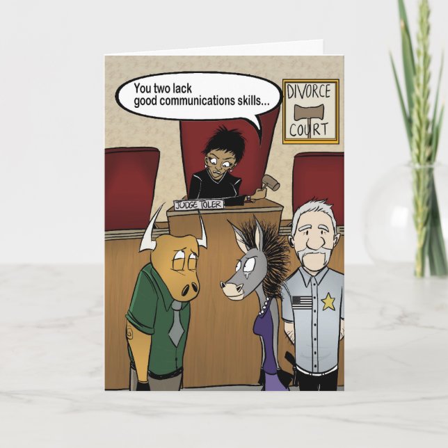 Tarjeta Corte del divorcio de Toler del juez (Anverso)