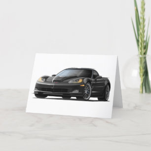 Tarjeta Corvette ZR1 Black Car