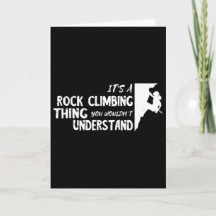 Tarjeta Cosa de escalada en roca Bouldering Escalador de r