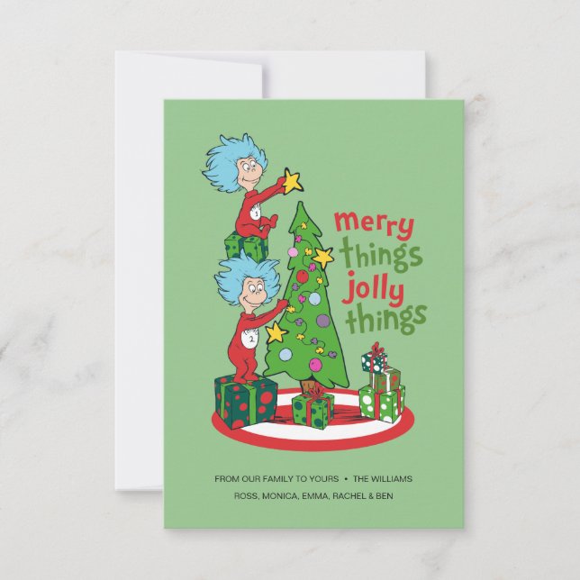 Tarjeta Cosa Una Cosa Dos Cosas Muriosas Cosas Alegres (Anverso)