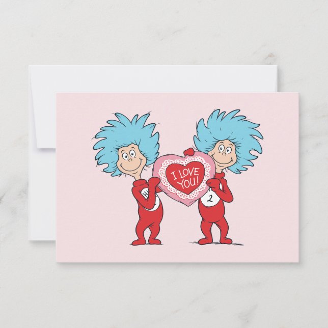 Tarjeta Cosa Uno Cosa Dos Te Amo (Anverso)