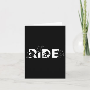 Tarjeta Cosas de snowboard Regalos de Snowboard Hombres Mu