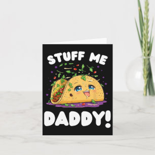 Tarjeta Cosas Divertidas Sucias Yo Papá Tacos Traviesos Y