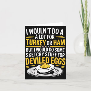 Tarjeta Cosas Divertidas y Sospechosas para Huevos Relleno