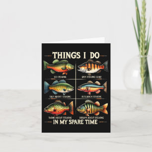 Tarjeta Cosas Que Hago En Mi Tiempo De Reparación Pesca Gr