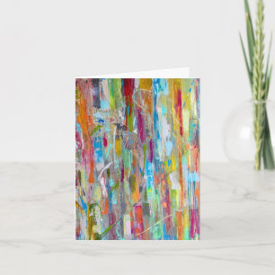 Tarjeta Cosmic Chaos Blank Notecard