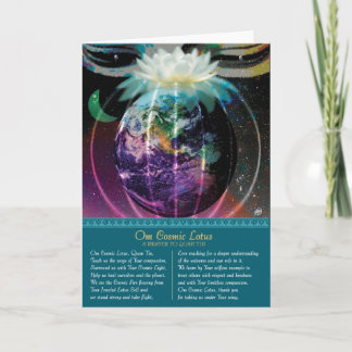 Tarjeta cósmica de Lotus