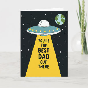 Tarjeta Cósmica del Mejor Papá del Mundo