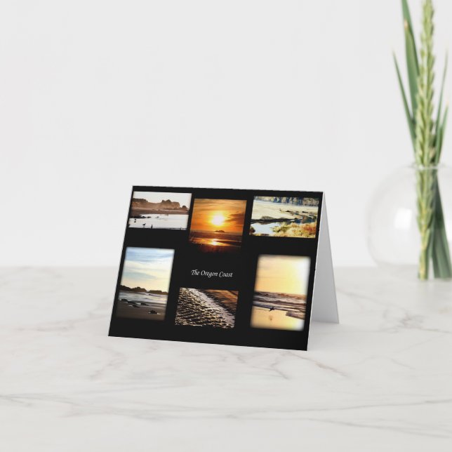 Tarjeta Costa de Oregón (Anverso)