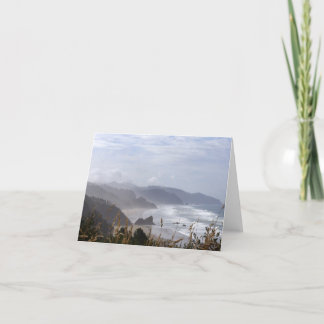 Tarjeta Costa de Oregon