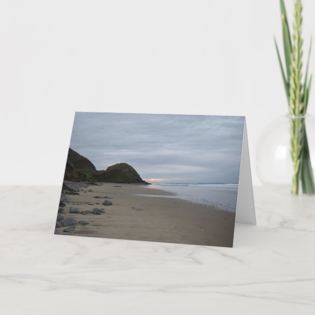 Tarjeta Costa Notecard de Oregon (Anverso)