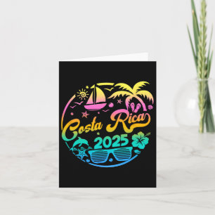 Tarjeta Costa Rica 2025 Camisetas de Vacaciones Familiares