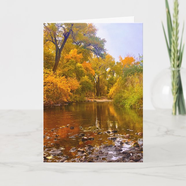 Tarjeta Costaño de Otoño (Anverso)