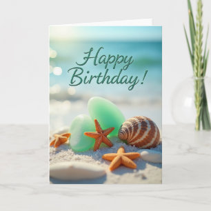Tarjeta Costera de Cumpleaños Pacífico