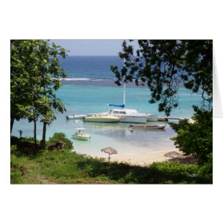 Tarjeta costera jamaiquina