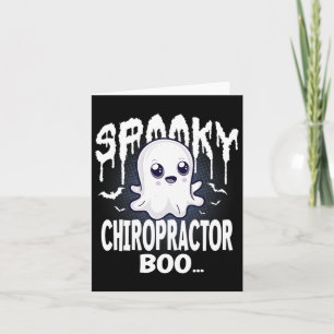 Tarjeta Costuma de Halloween de Chiropráctico Familiar Par