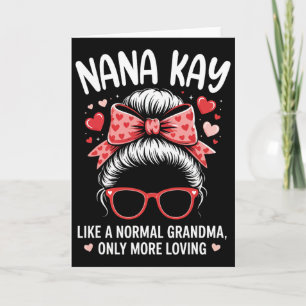 Tarjeta Cota de Nana Kay Valentine para abuela cariñosa co