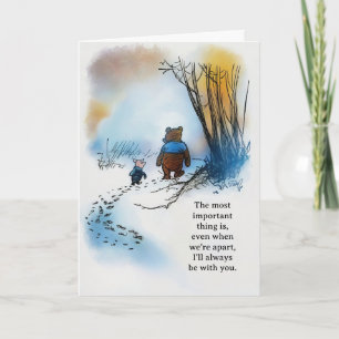 Tarjeta Cota de Pooh "Incluso cuando estamos separados